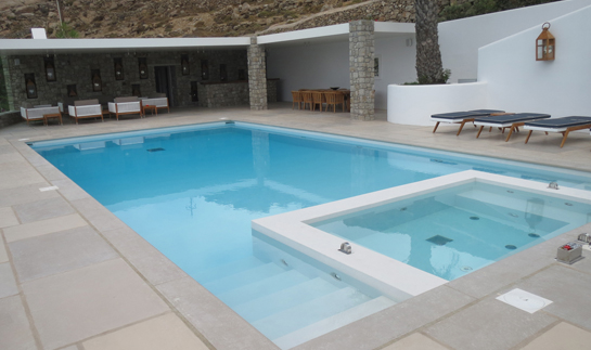 Mykonos-Santa Marina Hotel Private Villa with SMK Interiors